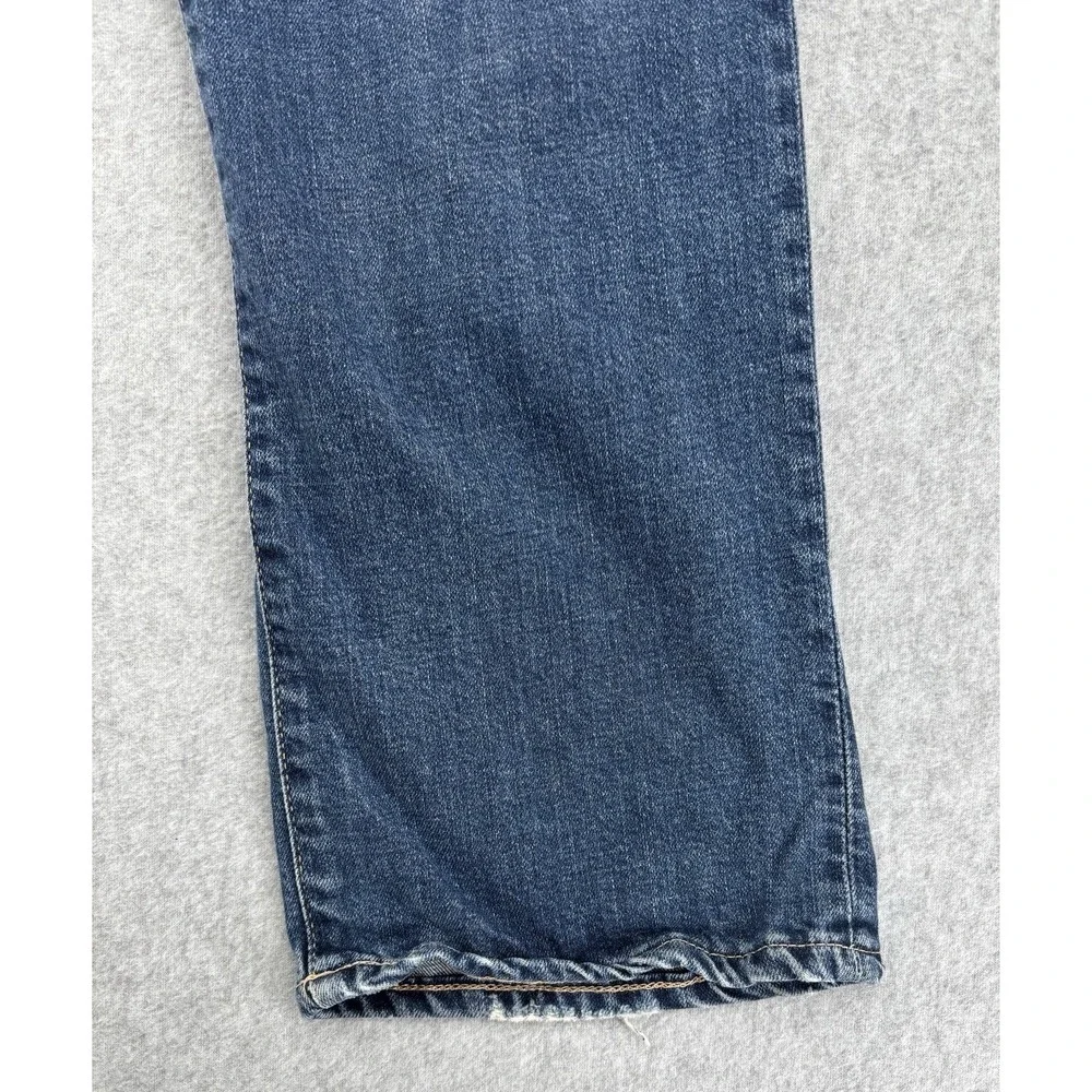 Polo Ralph Lauren Varick Slim Straight Jeans Mens 38x29 Blue Stretch Denim